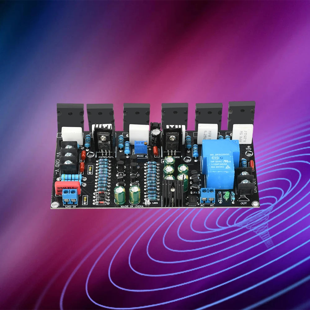 300W Mono Power Amplifier Board 1943+5200 Hifi High-Power Audio Amplifier Board With Speaker Protection