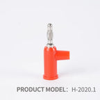 20Pcs 4MM Banana Plug Lantern Head Gun-Type Re-Insertable Test Audio Plug Welding-Free Side Screw Wiring