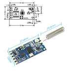 4X HC-12 433Mhz SI4463 Wireless Serial Port Module 1000M Replace Bluetooth HC12