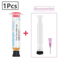 1/50Pcs 10cc RMA223 Soldering Paste Flux For Soldering Solder Paste Phone LED BGA Grease Computer Chips PGA PCB SMD Repair Tools