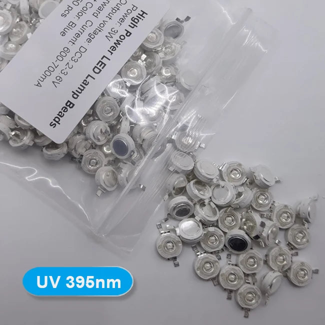 10-100pcs 1W 3W High Power LED Light-Emitting Diode LEDs Chip SMD Warm White Red Green Blue Yellow SpotLight Downlight Lamp Bulb