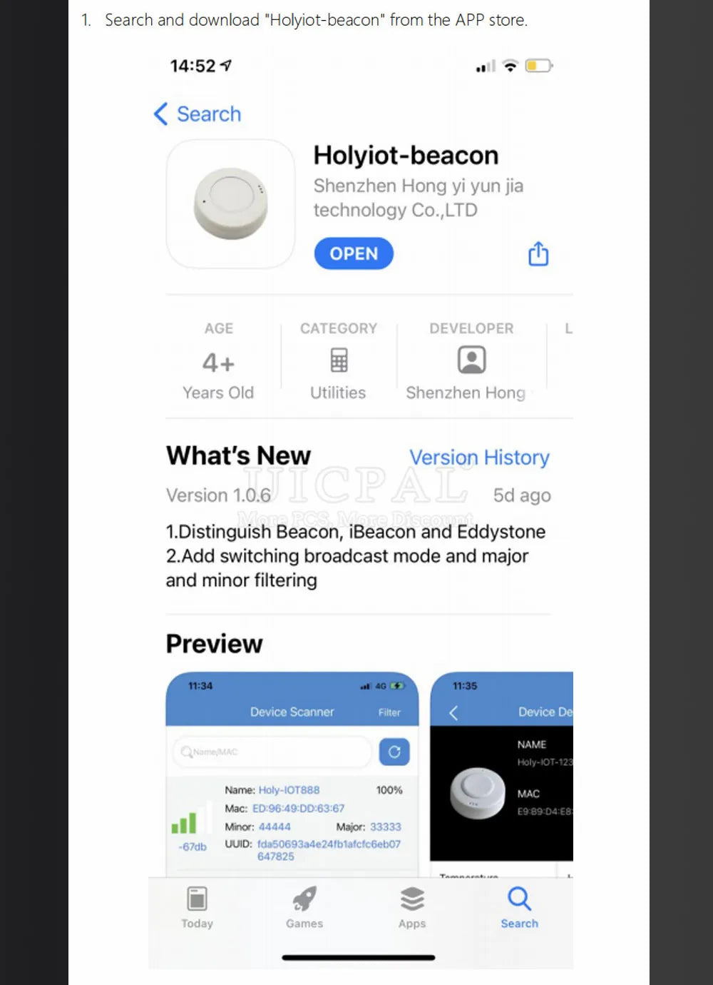 NRF52810 Beacon BLE4.2 4.0 Bluetooth Module Indoor Positioning Waterproof Long Range Programmable Tracker for IBeacon with Batte