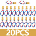 1PCS~20PCS EGBO 5V 650nm 5mW Adjustable Laser Dot Diode Module Red Sight Copper Head Mini Laser Pointer