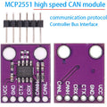 MCP2551 high-speed CAN communication protocol controller bus interface module