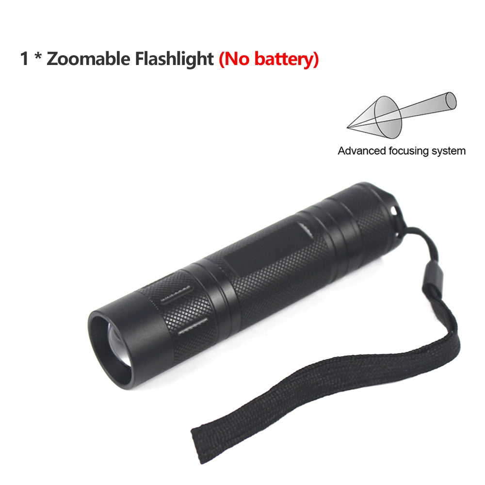 Rechargeable IR 940NM & 850NM LED Infrared Flashlight Zoomable Tactical Torch for Coyote Hog Predator Hunting Infrared Radiation
