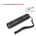 Rechargeable IR 940NM & 850NM LED Infrared Flashlight Zoomable Tactical Torch for Coyote Hog Predator Hunting Infrared Radiation