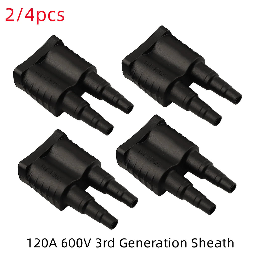 Waterproof 120A For Anderson Plug Connector Dustproof Cable Jacket Black 3rd Generation Sheath Kit Electrical Engineering Parts