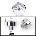 Air Mini Micro Pressure Gauge Manometre Manometer | Thread 1/8BSP(G1/8) 1/8NPT M10 M8 | 30PSI 300PSI 5000PSI 6000PSI 350BAR