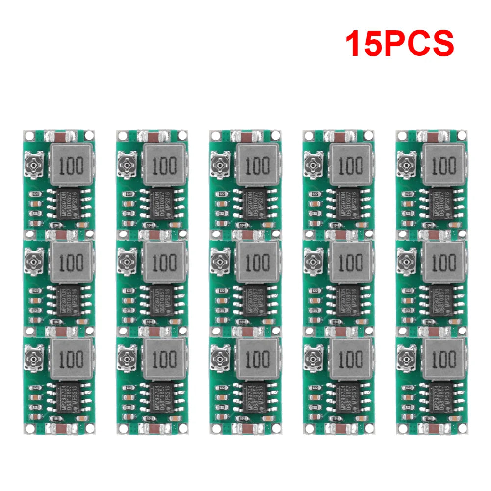 1-50PCS Mini360 RC Airplane Module Mini 360 DC Buck Converter 2A Step Down Module 4.75V-23V to 1V-17V 17x11x4mm LM2596