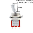 1Pcs/5Pcs SH T80-T Z1 Series Large Long Handle 12mm Panel Mount Mini Toggle Switch 5A 125VAC