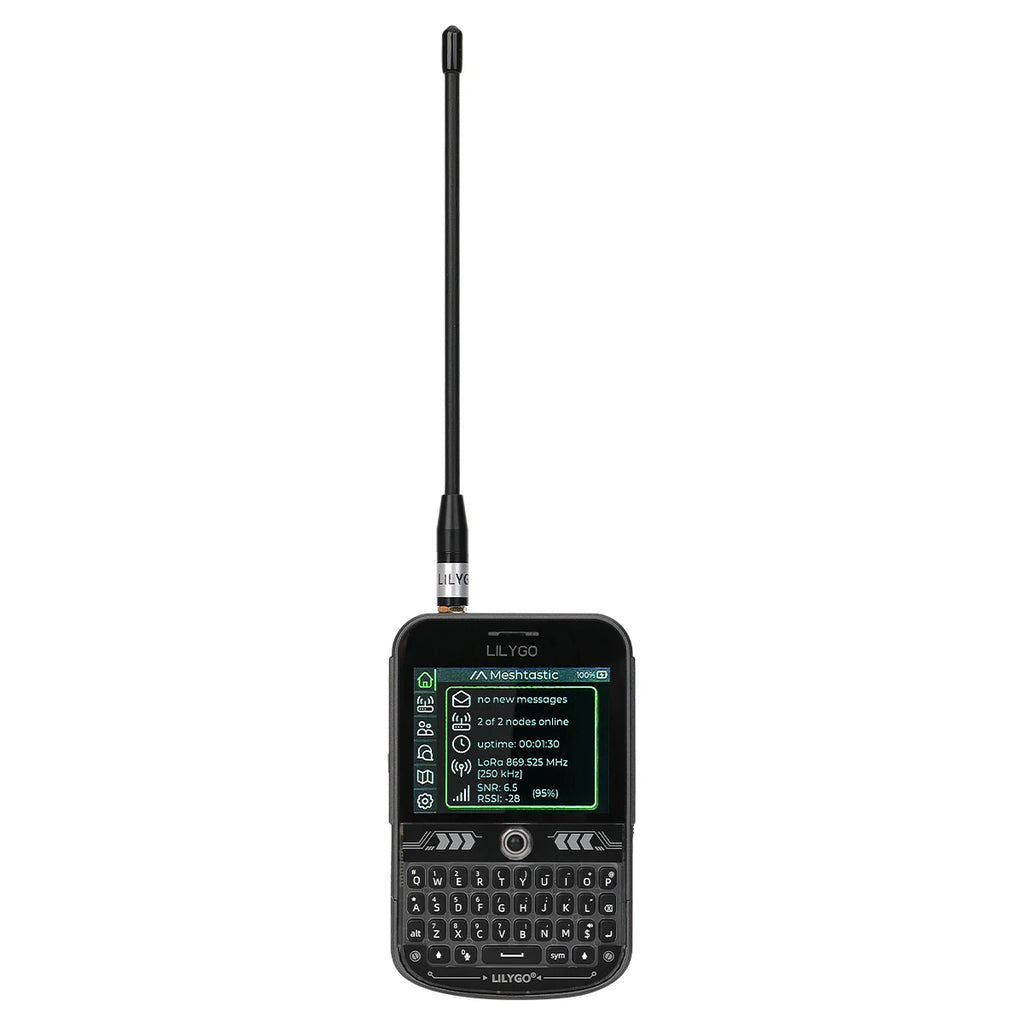 LILYGO T-Deck Plus Lora Mesh Radio with ESP32-S3 GPS LoRaWAN for Meshtastic Pocket Tracker Node with External Antenna