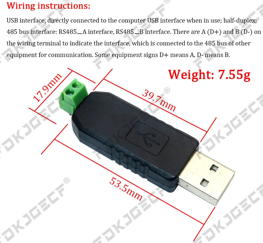 USB 2.0 to TTL RS485 Serial Converter Adapter FTDI Module FT232RL Double Function Protection TTL Turn RS - 485 MAX485 RS485