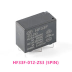 5Pcs New Relay HF33F JZC-33F-005 012 024-HS3 ZS3 HF33F-012-ZS3 4PIN 5PIN 5A 5V 12V 24V Power Relays
