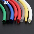 4:1 Double Wall Adhesive Heat Shrink Tubing Black Polyolefin Glue Lined Tube 4-52mm Waterproof Wire Cable Protective Sleeve