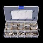 150PCS 0.25A-30A 15value 0.25A 0.5A 1A 2A 3A 5x20mm 6x30mm Glass Fuse Assorted Kit Box 5A 8A 10A 15A 20A 30A