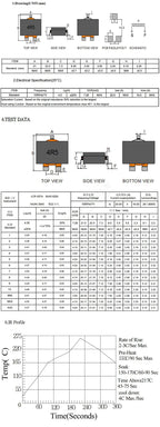 5pcs SMD SMT Power Inductor High Frequency Inductance 4.5uH 20A High Large Current Flat Copper Coils Filter Low Profile