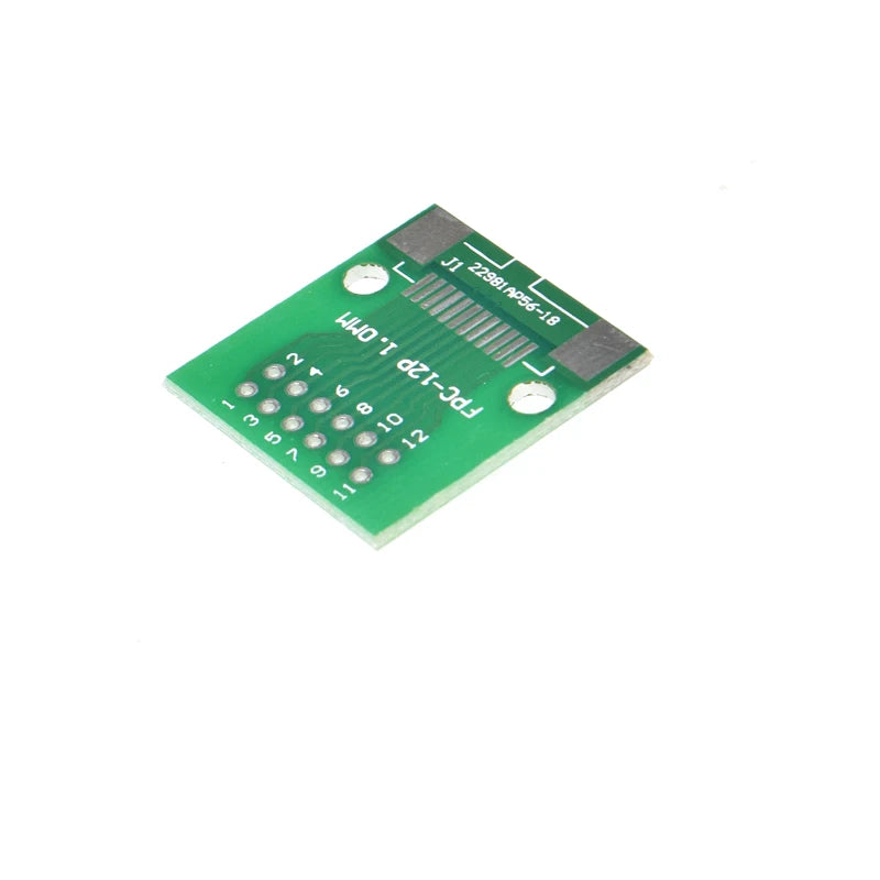 2pcs fpc-12pin Cable Pitch 0.5mm To Dip Pitch 2.54mm Smt Adapter Pcb Board Ffc 12p Fpc 12pin Connector Wire To Dip12 Converter