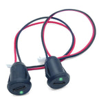 1/10pc USB Type C Input Type Charging Socket With LED Lights Plate 2pin Waterproof USB-C Power Port TYPE-C Female Connector Jack
