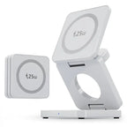 3 in 1 Qi2.2 25W Folding Wireless Charger For iPhone HUAWEI Samsung Portable Magnetic Wireless Phone Charging Station