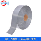 1Meter Gray Flat Ribbon Cable 1.27mm Pitch FC Data Wire Line 6/8/10/12/14/20/24/26/30/34P 40P 50 60 64P AWG28 300V For DIY