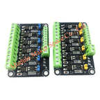 6 Channel MOS FET Module Optocoupler Isolation MOSFET Driver Board 3.3V 5V for Arduino PLC Microcontroller