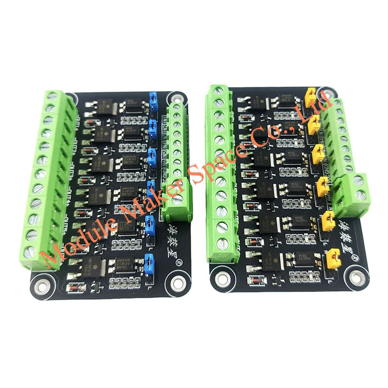 6 Channel MOS FET Module Optocoupler Isolation MOSFET Driver Board 3.3V 5V for Arduino PLC Microcontroller