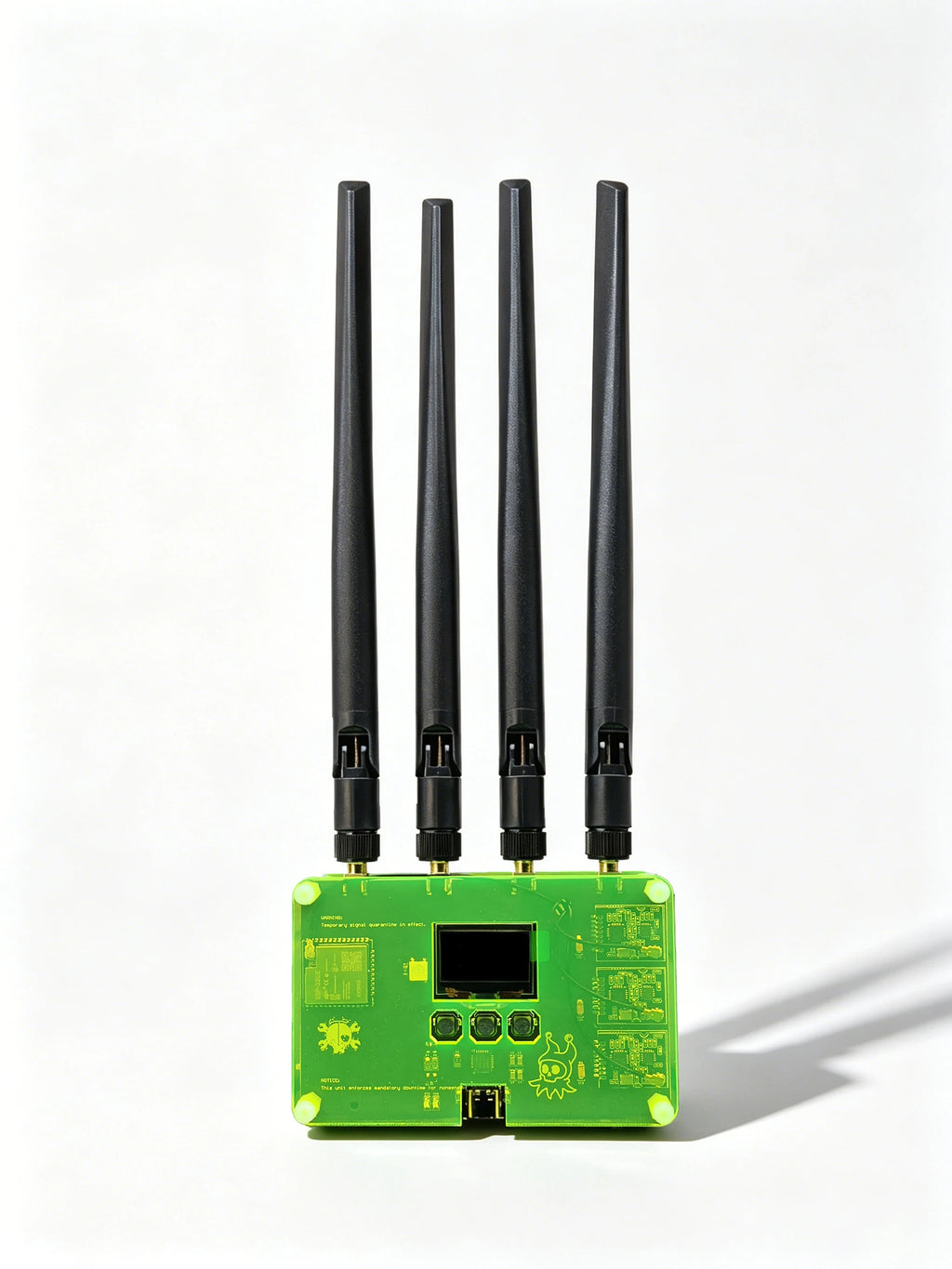 Finished RF CLOWN V2.0 ESP32 Wireless Kit, 3 NRF24L01 BLE Bluetooth, with OLED