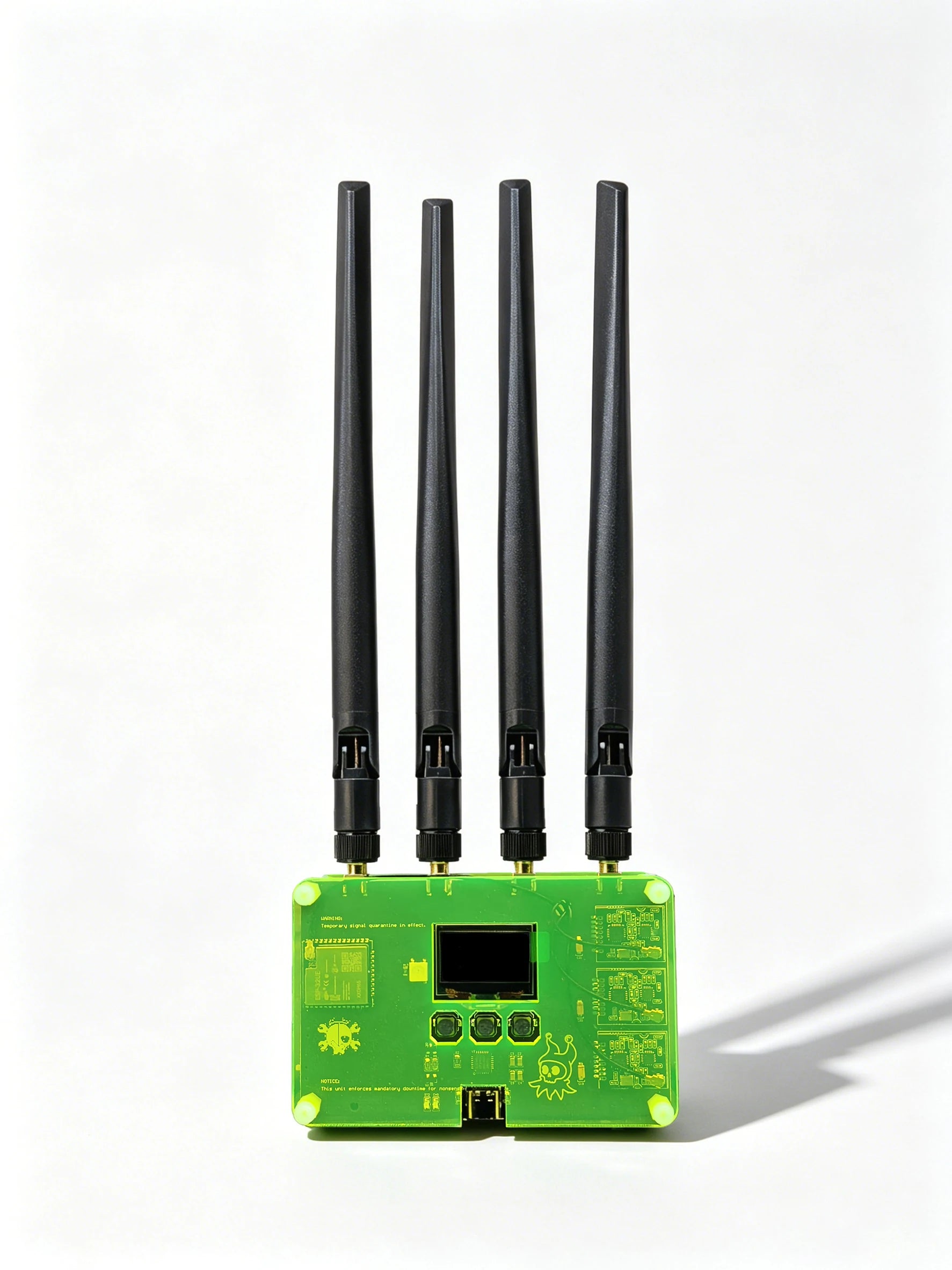 Finished RF CLOWN V2.0 ESP32 Wireless Kit, 3 NRF24L01 BLE Bluetooth, with OLED