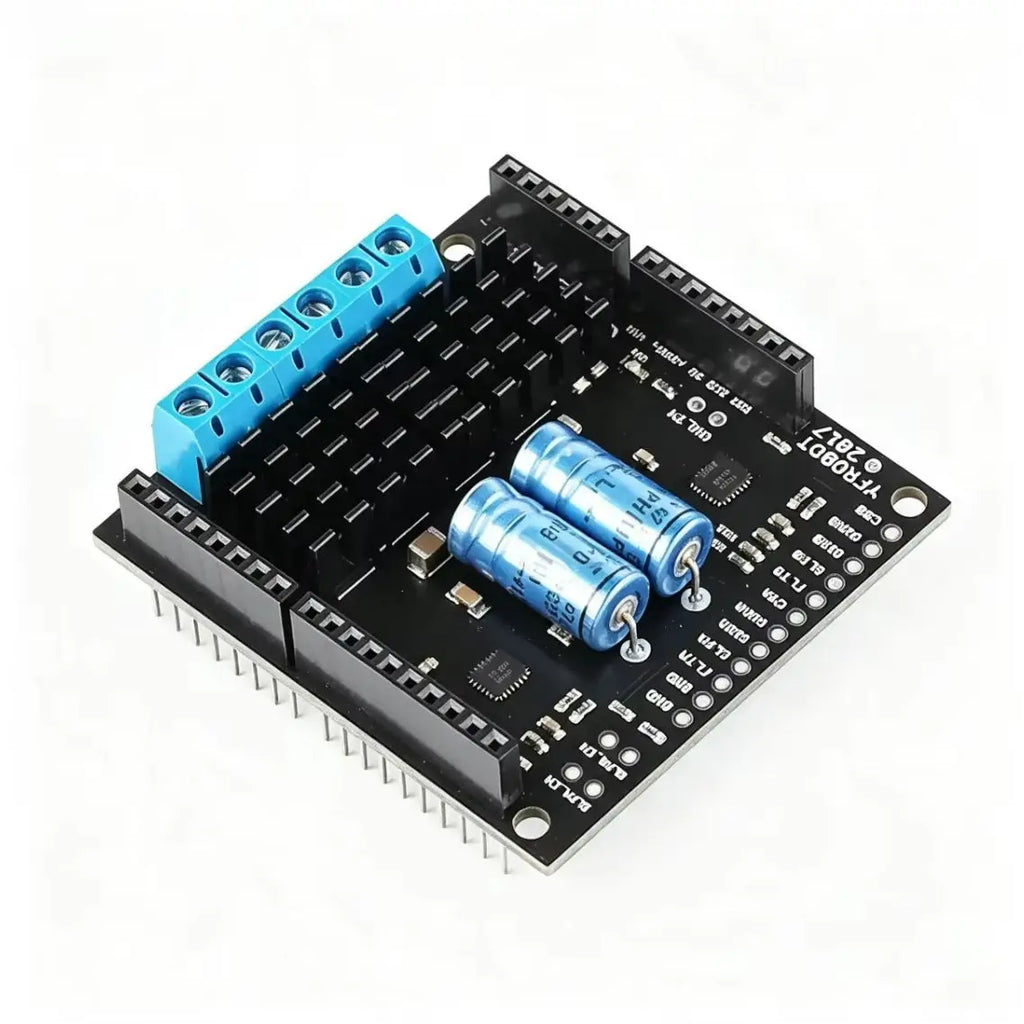 MD04 High‑Power Dual H‑Bridge Motor Driver Module DRV8701 23A 200W DC Motor Controller Replace L298N for Robot Car