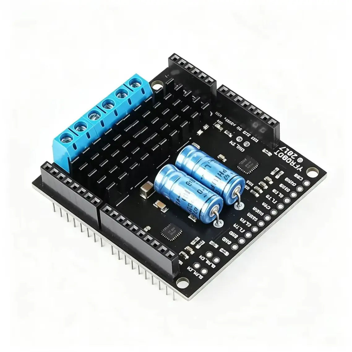 MD04 High‑Power Dual H‑Bridge Motor Driver Module DRV8701 23A 200W DC Motor Controller Replace L298N for Robot Car
