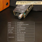 XY-1001W 100W Mono Digital Power Amplifier Board TPA3116D2 Audio Stereo Subwoofer Amplifier Board Bluetooth AUX DC 9-24V