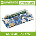 Raspberry Pi PICO RP2040-PiZero Development Board, Based On The Raspberry Pi RP2040 Dual-core Processor, 264KB SRAM Waveshare