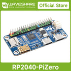 Raspberry Pi PICO RP2040-PiZero Development Board, Based On The Raspberry Pi RP2040 Dual-core Processor, 264KB SRAM Waveshare