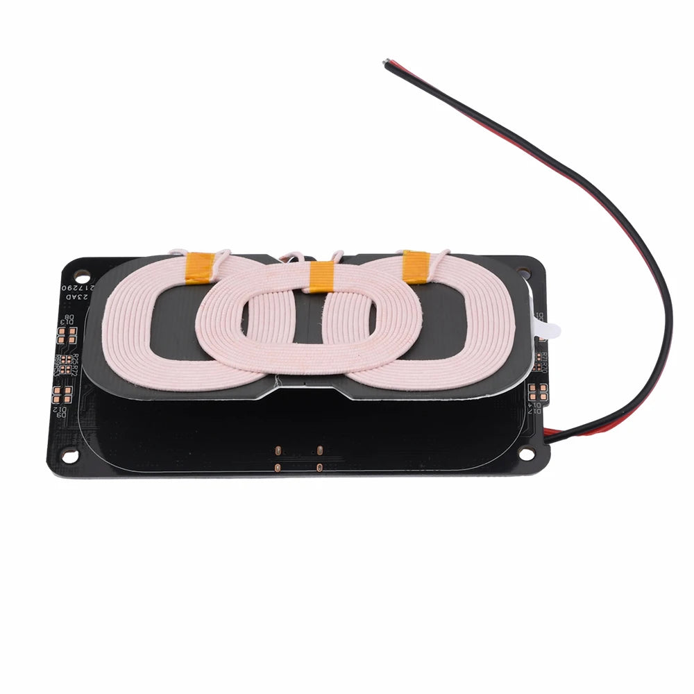Vehicle mounted 18W high-power 3-coil wireless charger module QI wireless charging standard