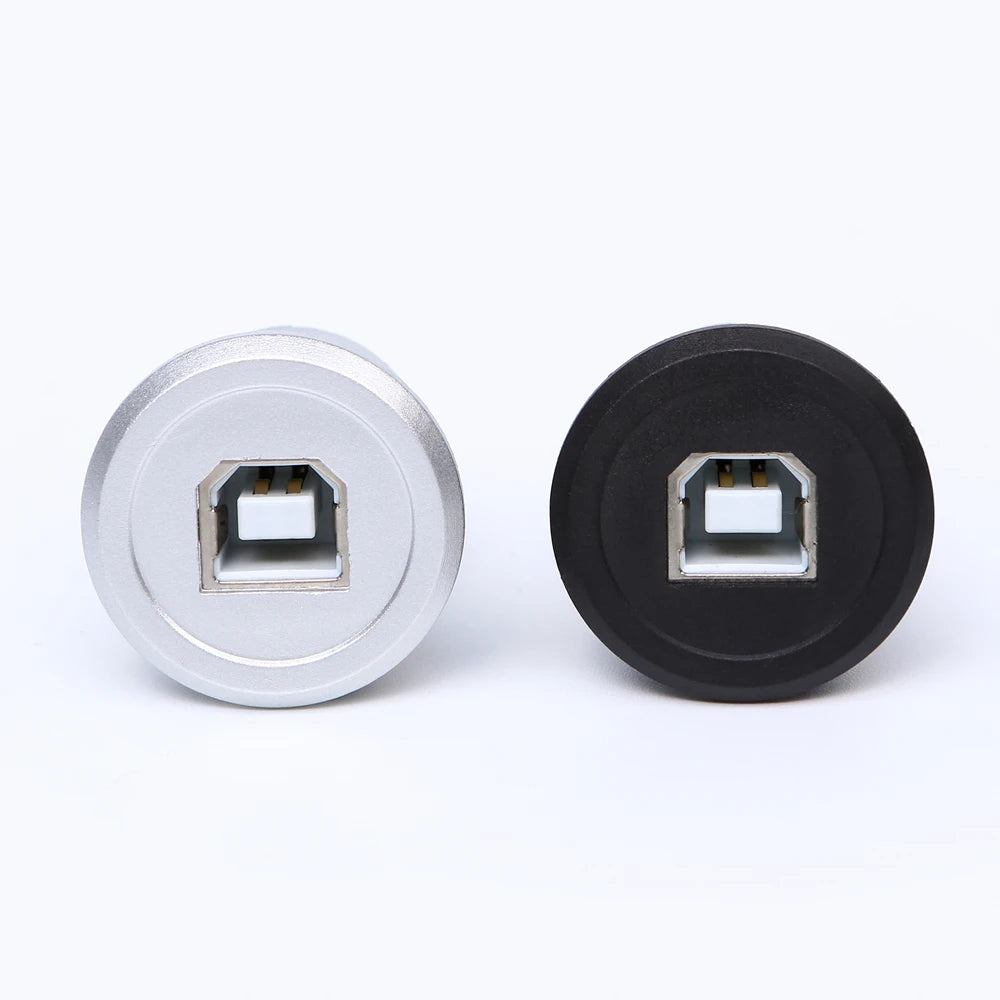 ELEWIND 22mm USB Connector Socket Economy Cheaper Plastic Type USB2.0 Socket Female B to Female A