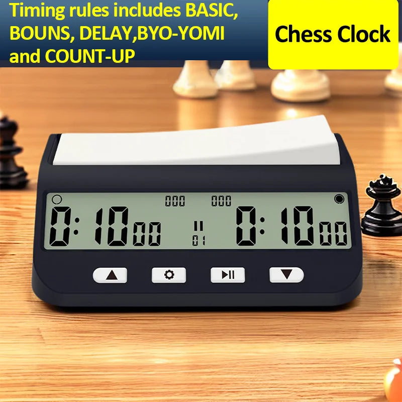 YS9901/YS902 Professional Chess Timekeeper Chess Digital Clock Multi-functional Digital Count Up/Down Precision Game Stopwatch