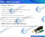 CH341A Programmer Adapter + SOIC8 Adapter+ SOP8 Clip With Cable+1.8V Adapter CH341A EEPROM Flash BIOS USB Programmer ZIF Adapter