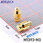 2/5/20Pcs High Current Pogo Pin Theaded M3 M4 M8 Connector 1A 4A 5A Battery DC Power Spring Loaded Needle Test Probe Gold Plated