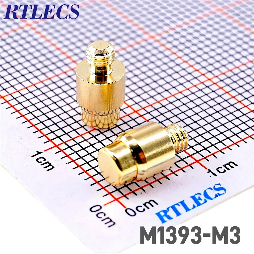 2/5/20Pcs High Current Pogo Pin Theaded M3 M4 M8 Connector 1A 4A 5A Battery DC Power Spring Loaded Needle Test Probe Gold Plated