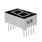 5/10PCS 0.56inches 7 Segment 1 Digital LED Display Super Red Green Common Cathode
