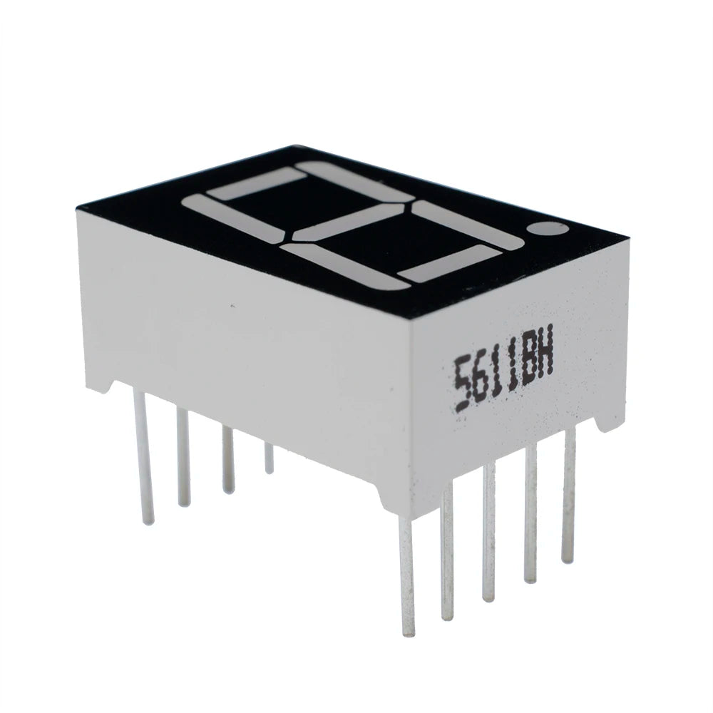 5/10PCS 0.56inches 7 Segment 1 Digital LED Display Super Red Green Common Cathode