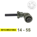 MIL STD Circular Connector MS3102A 14S-2 14S-5 14S-6 MIL-C 5015 Military Specification Connectors MS3106 MS3108 Plug&Socket
