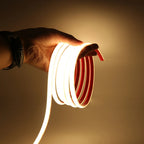 IP68 Waterproof COB LED Neon Strip Light 5m 10m 15m 20m 0.5m 12V 24V 320LED Flexible Tape Silicone Tube Lamp Liner Lighting RA90