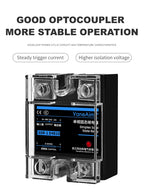 SSR-25DA SSR-40DA SSR-40AA SSR-40DD SSR 10A 25A 40A 60A 80A 100A DD DA AA Solid State Relay Module for PID Temperature Control