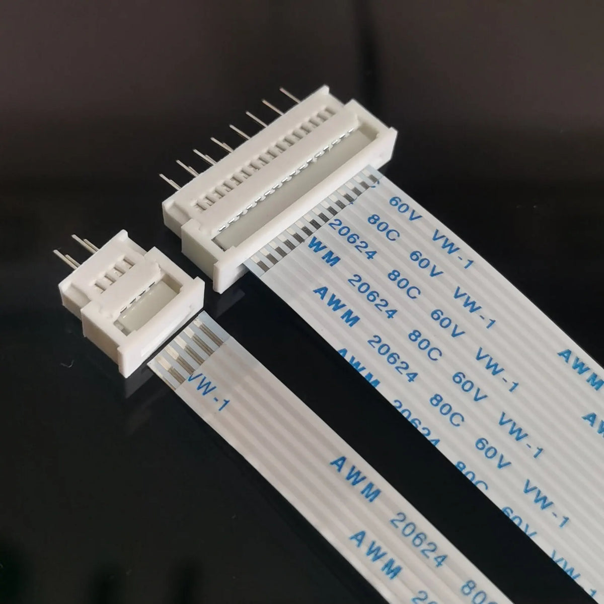 10PCS FFC/FPC Flexible Cable 1.25mm Socket Connector Bent/vertical Plug-in Socket 4P56P8P10P16P24P32P