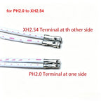 10pcs PH2.0/XH2.54/PH2.0 to XH2.54 12P Flat Convert Adapter Cable 10/20/30cm Without Shell Plug Wire with Terminal Pre-crimped