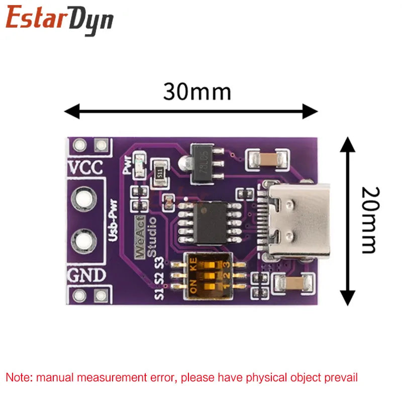 4pcs CH224K Module Type-C QC AFC PD2.0 PD3.0 to DC Spoof Scam Fast Charge Trigger Polling Detector 5V 9V 12V 15V 20V