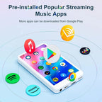 MECHEN 16GB Android 9.0  MP3 Player  with Bluetooth and WiFi， with Spotify，Audible，Pandora， Up to 512 GB (White)