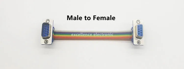 1pcs D-SUB DB9 DB15 DB25 DB37 DIDC 9 15 25 37Pin Male Female Cable D-SUD Serial Port Connector Adapter RS232 COM Extension Cable