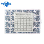 200/480/840pcs TO-92 Transistor Kit Assortment Box BC547 BC327 BC337 2N2222 3906 C945 PNP/NPN Transistors Set Electronics Kit